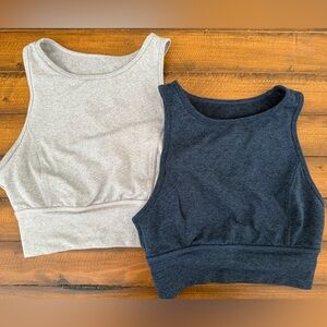 JoyLab Women’s Gray and Navy Sports Bras Size XS 2pk